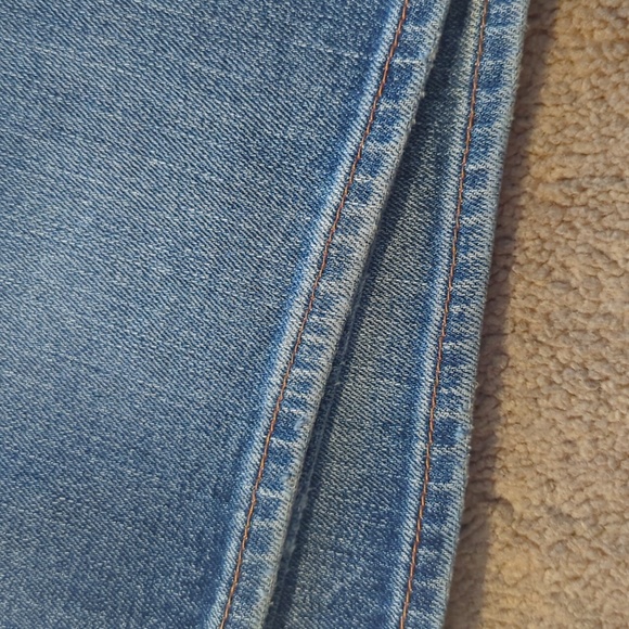 Lucky Brand 10/30 Sweet N Low Semi-Distressed Bootcut Denim Blue Jeans Faded - Picture 16 of 16